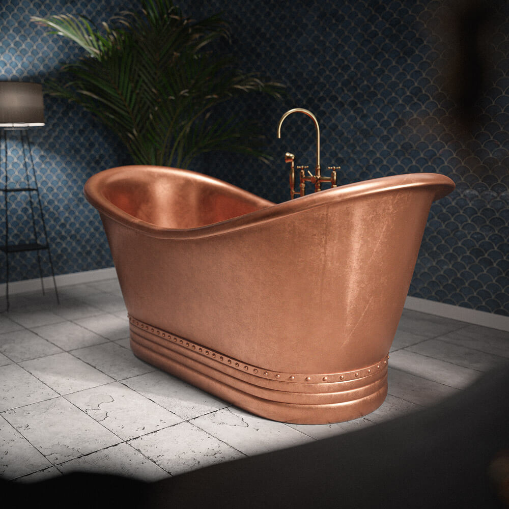 Kech Copper Bathtub