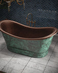 Bathtub Blue Green Patina