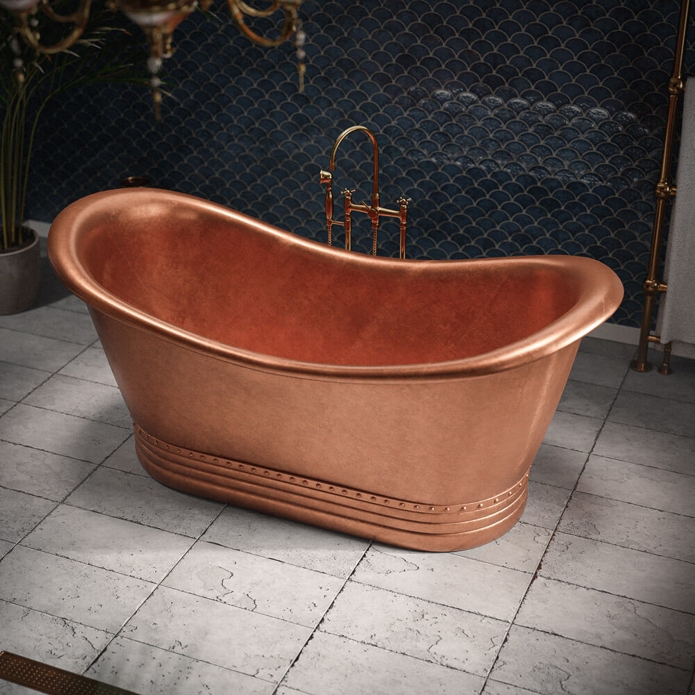 Kech Copper Bathtub