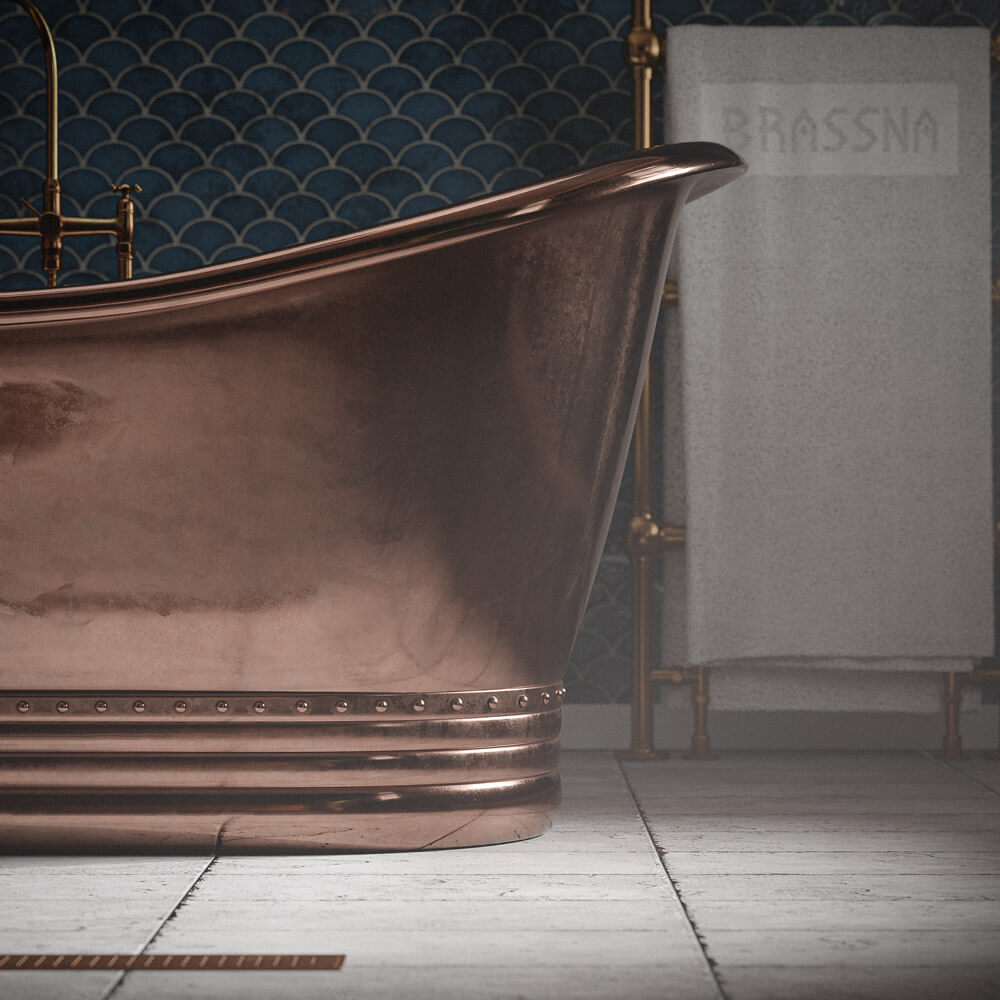 Dubai Copper Bathtub