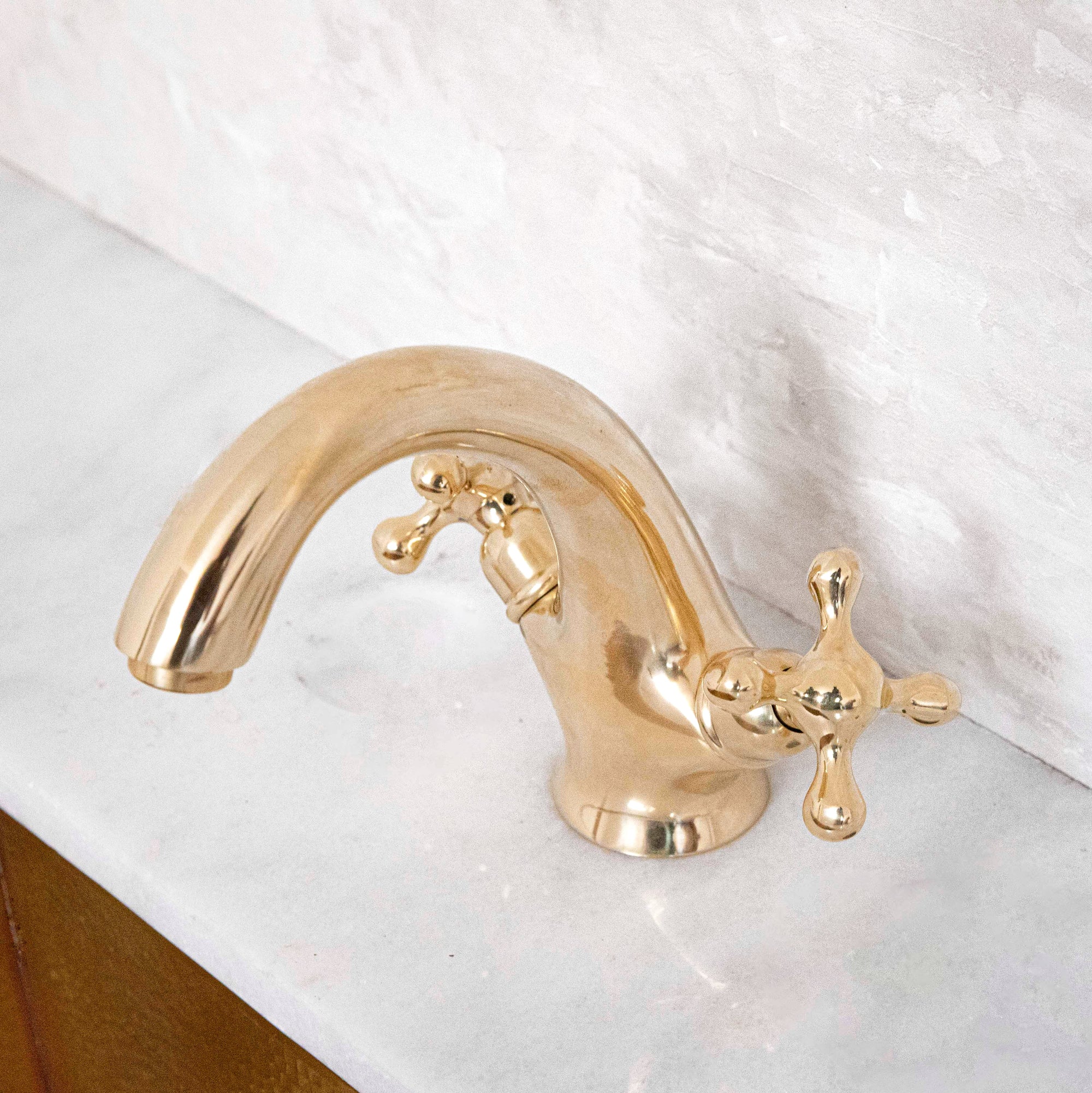 Unlacquered Brass Bath Vanity Faucet - BRASSMA