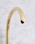 Elegant 3-Hole Unlacquered Brass Faucet - Timeless Design for Your Home - BRASSMA