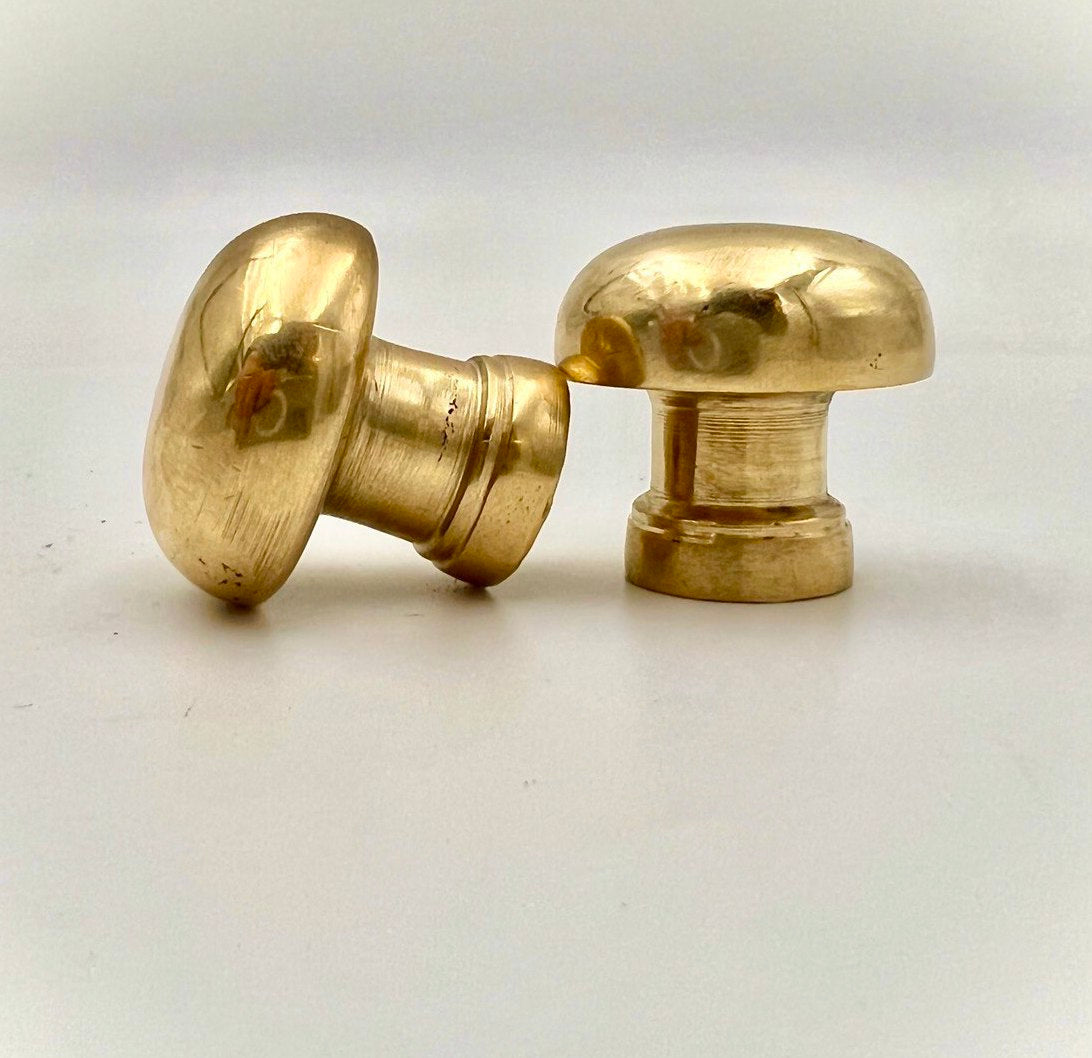 Handmade Solid Brass Cabinet Knobs Hardware - 1 1/2&quot; Knob Hardware