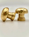 Handmade Solid Brass Cabinet Knobs Hardware - 1 1/2" Knob Hardware