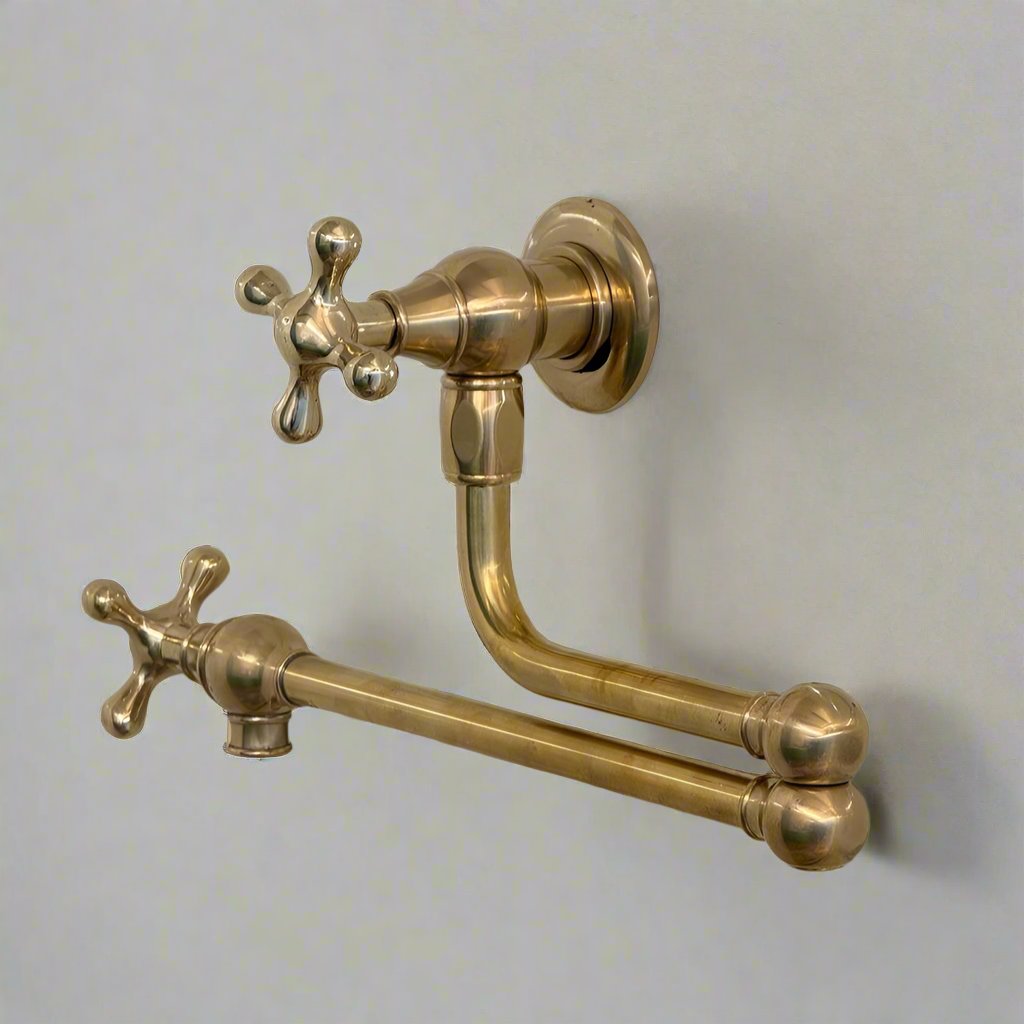 Unlacquered Brass Pot Filler