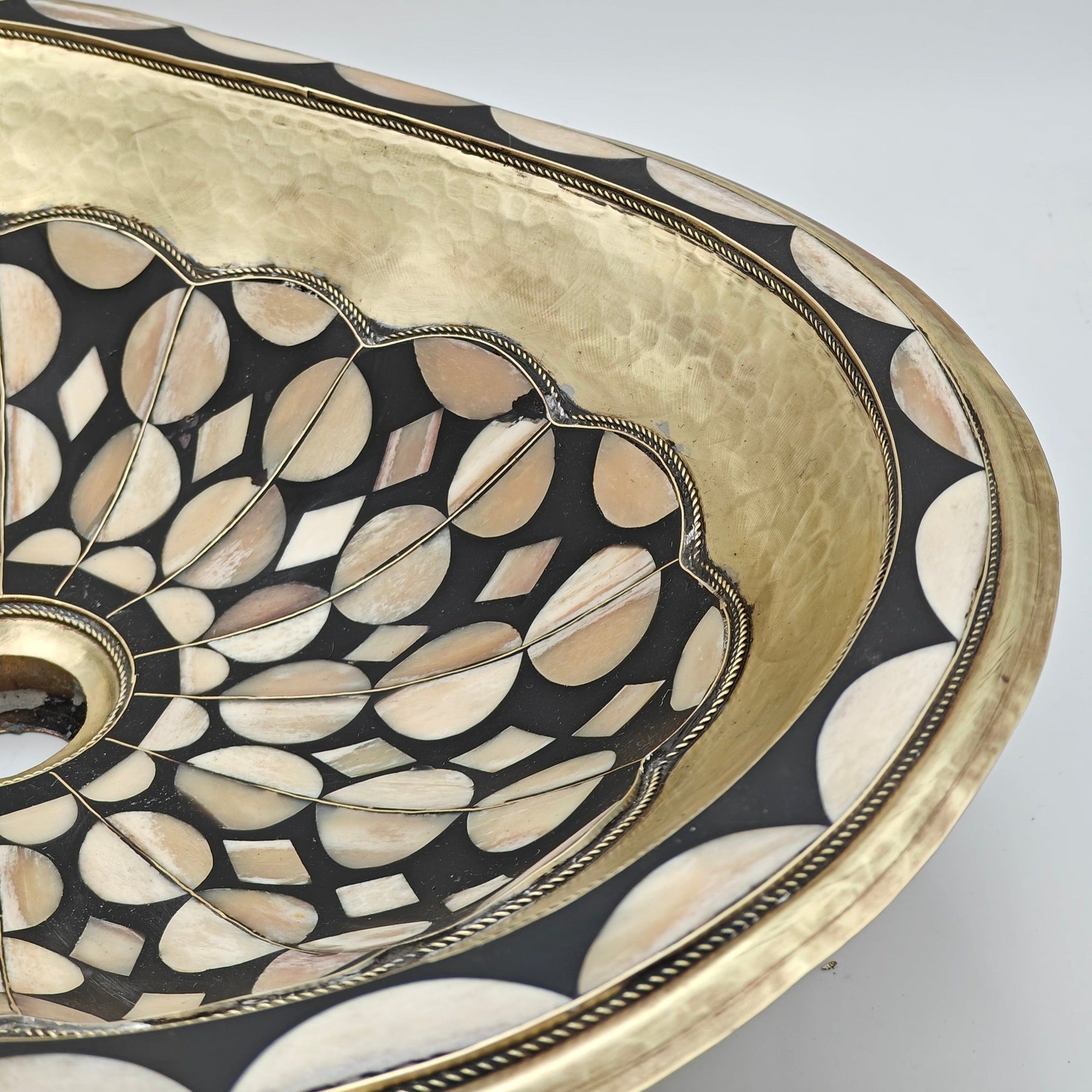 Handcrafted Solid Brass Sink