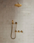 Handcrafted Solid Brass Shower System With HandHeld