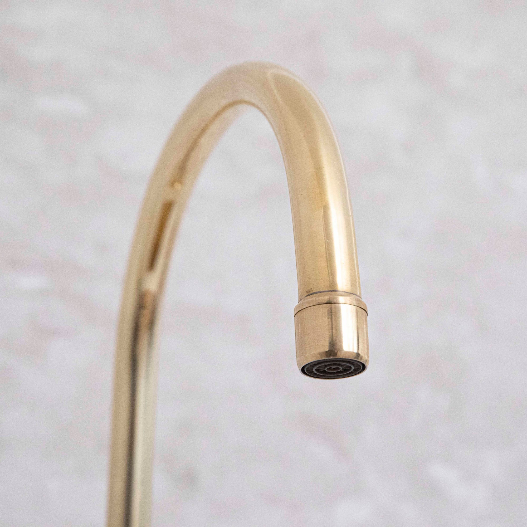 Elegant Brass Bridge-Style Kitchen Faucet - BRASSMA