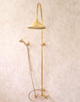 Unlacquered Brass Exposed Shower System - BRASSMA