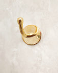 Unlacquered Brass Hook For Wall - BRASSMA