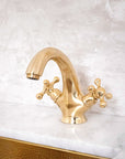 Unlacquered Brass Bath Vanity Faucet - BRASSMA