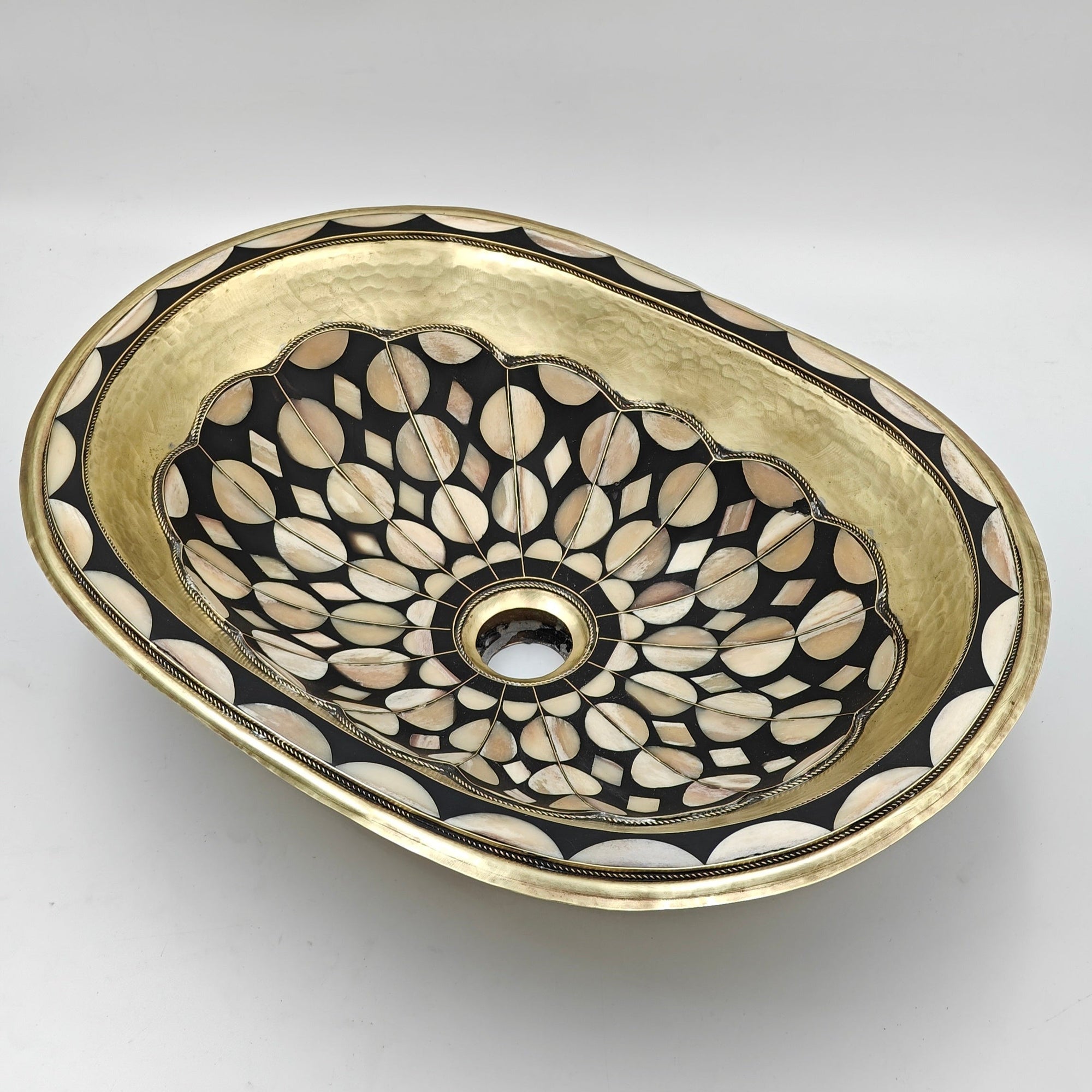 Handcrafted Solid Brass Sink