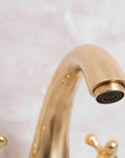 Unlacquered Brass Bath Vanity Faucet - BRASSMA