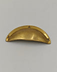 Unlacquered Brass Cup Drawer Pulls