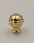 Unlacquered Brass Cabinet Hardware -  Knob Handle