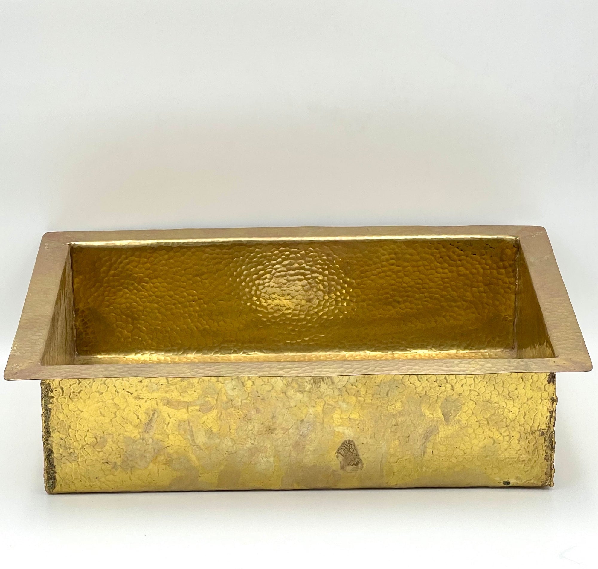 Unlacquered Brass Kitchen Sink