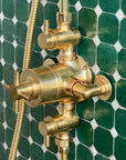 Thermostatic Shower System With Tub Faucet