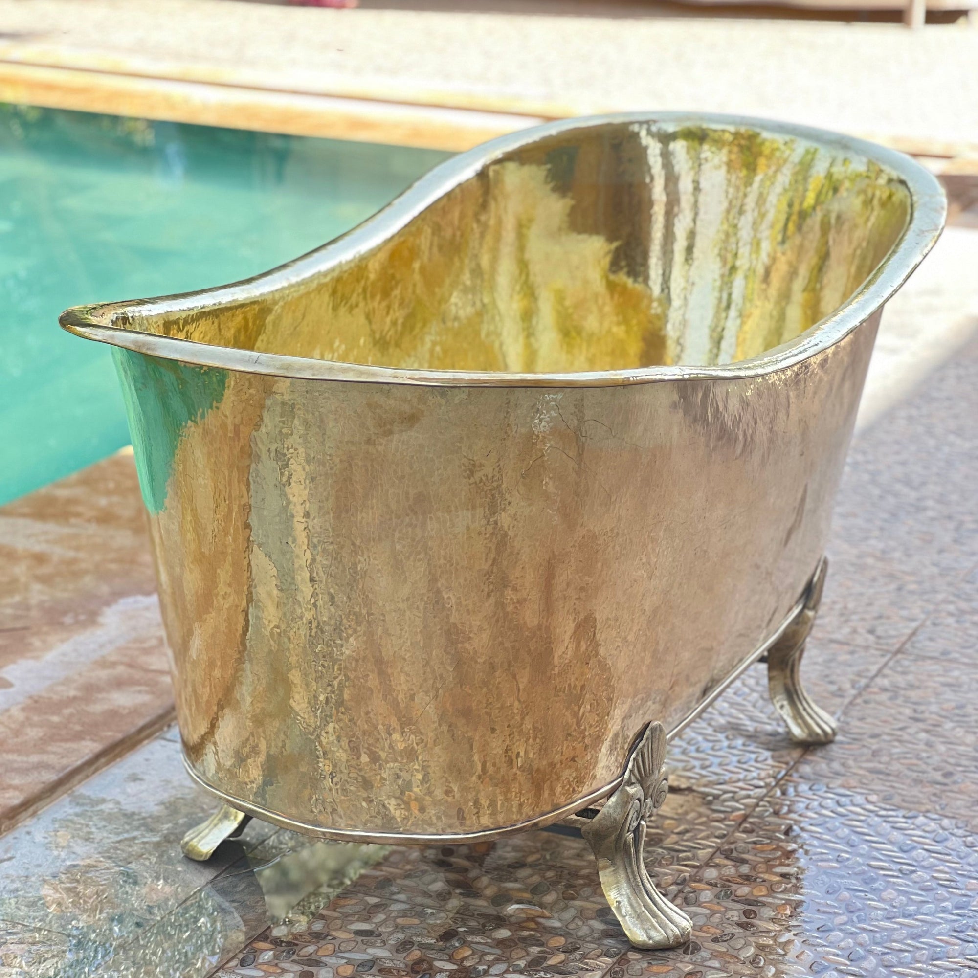 Antique Brass Bathtub