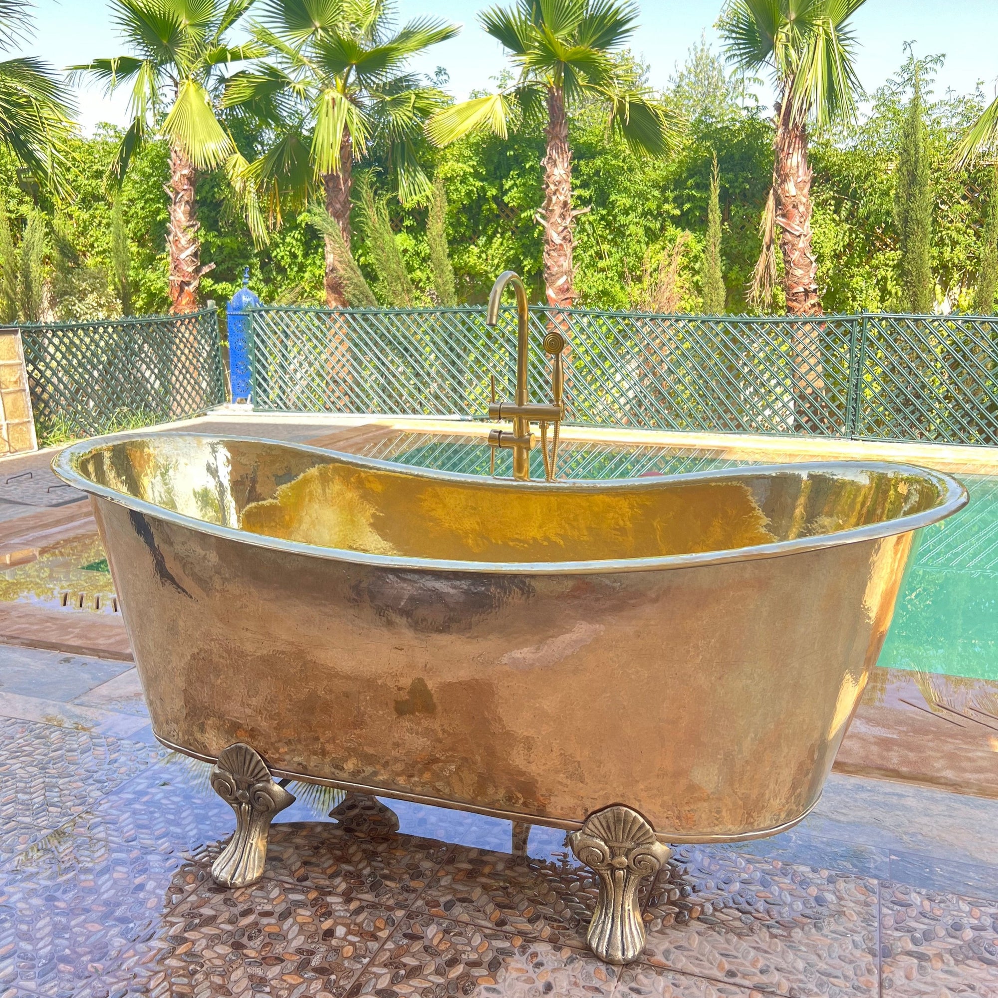 Antique Brass Bathtub