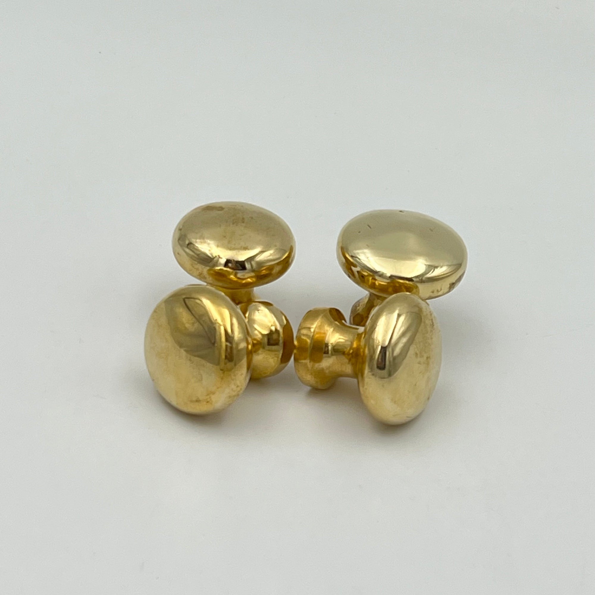 Unlacquered Brass Cabinet Knob