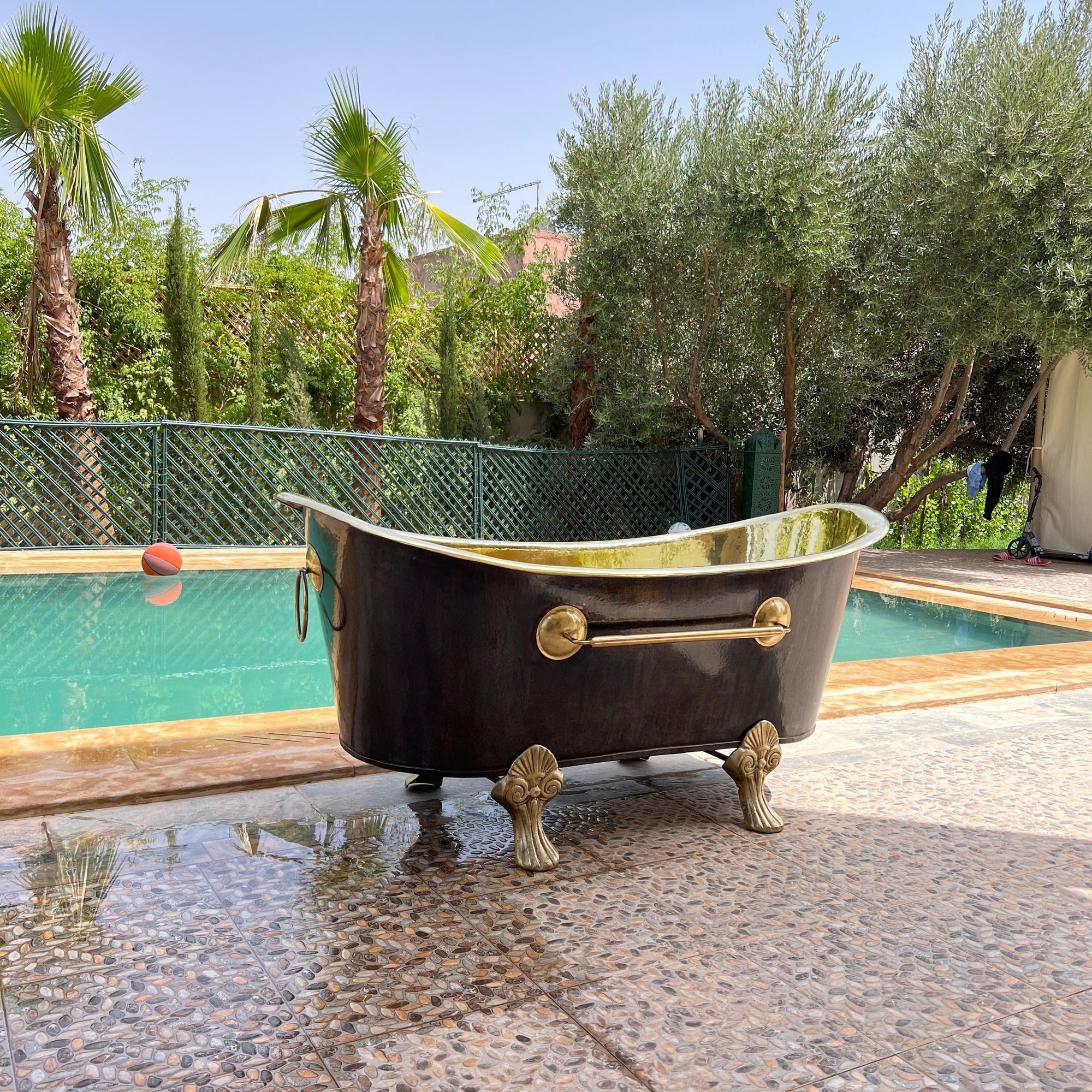 Matte Black Bathtub