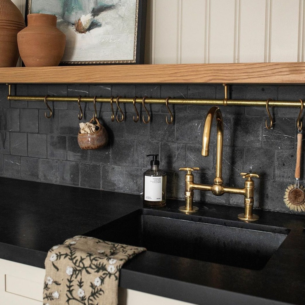 Unlacquered Brass Faucet With Ball Center