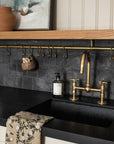 Unlacquered Brass Faucet With Ball Center