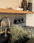 Unlacquered Brass Faucet With Ball Center