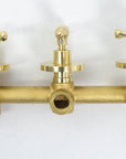 Antique Brass Shower Fixtures - Brass Shower Set