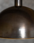 Antique Bronze Pendant Light, Bronze Dome Pendant, Antique Ceiling Lampshade