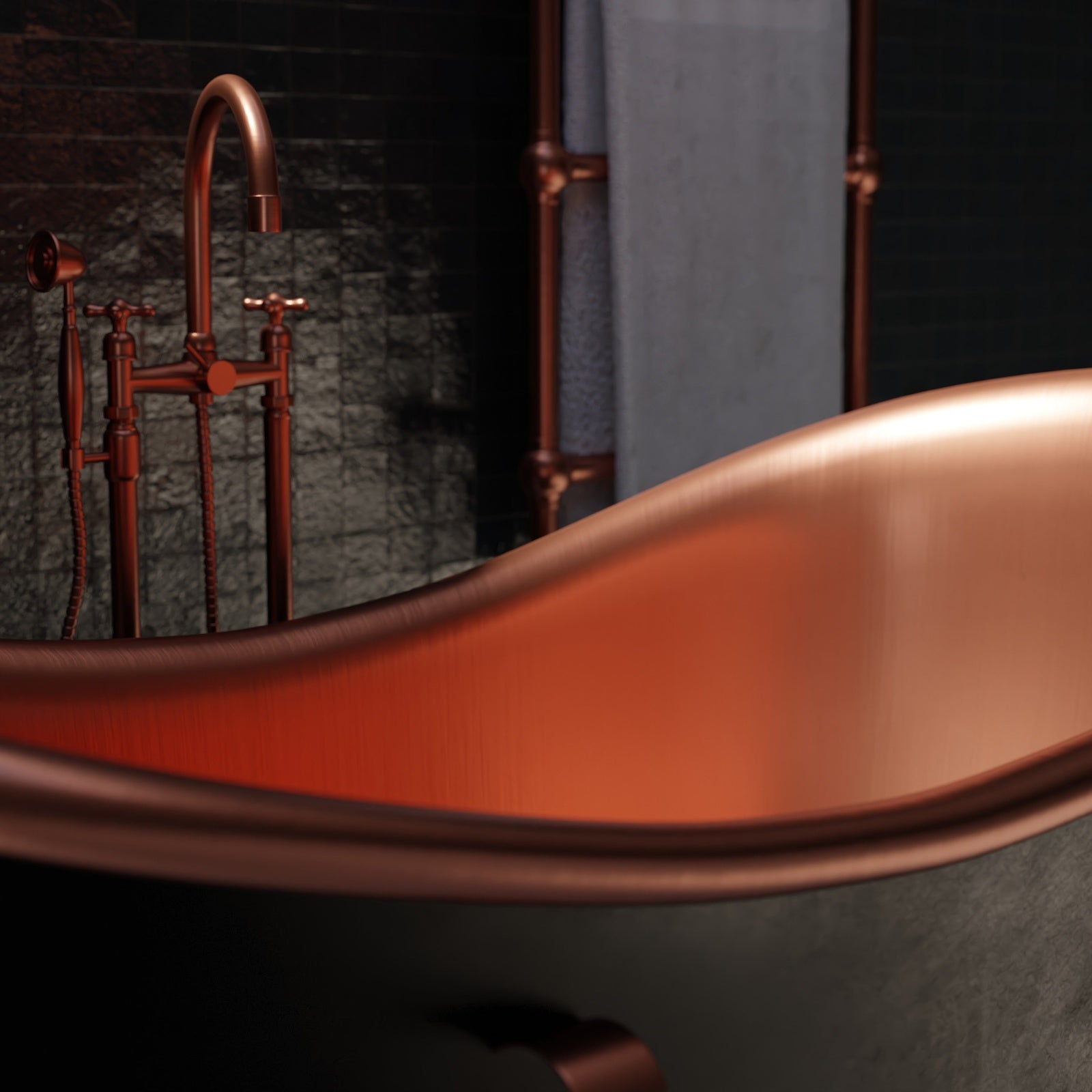 Black Copper bathtub