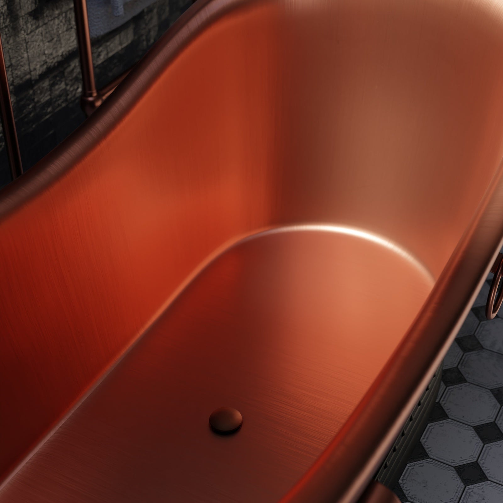 Black Copper bathtub