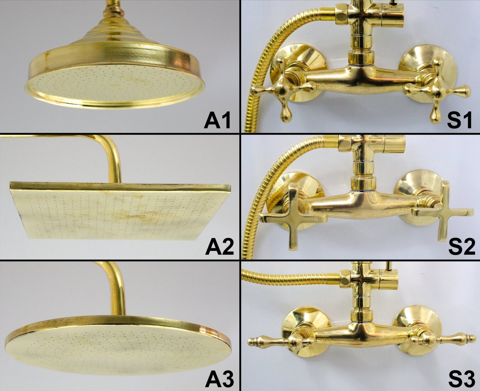 Brass Shower Fixtures- Brass Shower Set