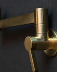 Brushed Brass Pot Filler Faucet