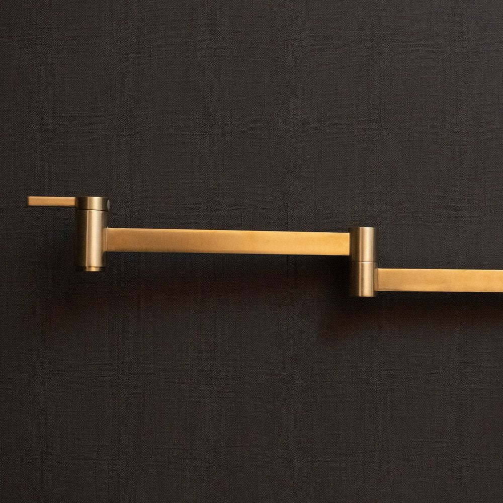 Brushed Brass Pot Filler Faucet