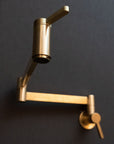 Brushed Brass Pot Filler Faucet