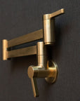 Brushed Brass Pot Filler Faucet