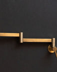 Brushed Brass Pot Filler Faucet