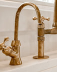 Unlacquered Brass Cold water faucet