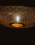 Copper Hanging Pendant Light Morocco Shade Ceiling Lantern