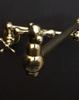 Unlacquered Brass Cross Pot Filler