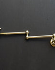 Unlacquered Brass Cross Pot Filler