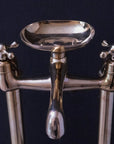 Free Standing Clawfoot Faucet With Brass soap holder