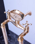 Free Standing Clawfoot Faucet With Brass soap holder