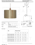 Hammered Brass Cylinder Pendant Light, Unlacquered Brass Pendant Light