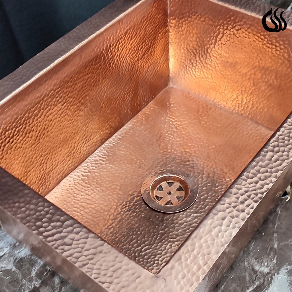 Hammered Copper Undermount Sink