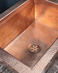 Hammered Copper Undermount Sink