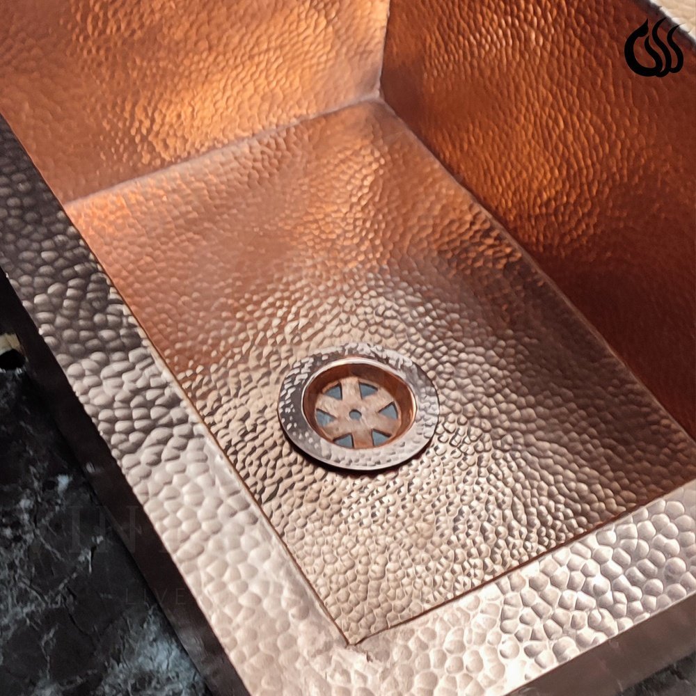 Hammered Copper Undermount Sink