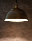 Hammered Pendant Light, Antique Brass Dome Ceiling Light, Kitchen Island Hanging Light Fixture