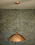 Hammered Solid Copper Dome Pendant Light, Ceiling Light